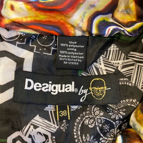 DESIGUAL Colorful Women's Jacket - Picture 5 of 5